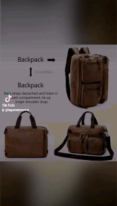 LegumStore: Tas Ransel Kanvas Pria Multifungsi Ransel Totebag 9026