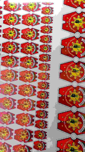 p ñ p laminated high quality vinyl sticker for uniform personnel only scratch proof waterproof and weather proof.. makapal po at with freebies po stickers for cars and motors/Fabs Design