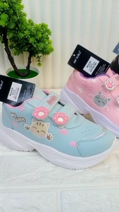SEPATU ANAK PEREMPUAN TK SIZE 29-32 ANDO MIAW CANTIK MURAH - SNEAKERS ANAK ANDO TERBARU MIAW PUTIH PINK HITAM FUCHIA SIZE 29-32 - SEPATU SEKOLAH ANAK TK KEREN - SEPATU SNEAKERS ANAK PEREMPUAN - SEPATU KARAKTER ANAK PEREMPUAN MURAH
