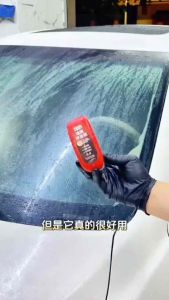Powerful Auto Interior Glass Cleaner Clear Vision Effective Portable Cleaning Brush