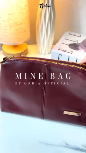 tas selempang mine bag by gabia 2 ruang kulit glossy