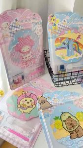 Set Quạt Đính Đá Đồ Chơi Handmade DIY Mẫu Capybara Sarino Unicorn Chiikawa Cute Cho Bé