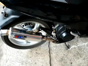 bayar di tempat silincer slincer knalpot wrc muffler panjang 25 cm inlet 38mm buat all metic bukan best3 dsm rcb pekajaman