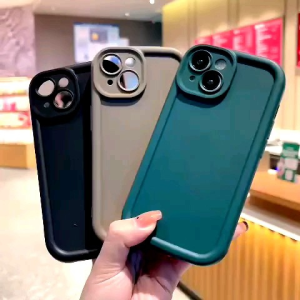 Case Vivo V2052 V2054 V2070 V2034 V2038 V2129 V2043 V2048 V2037 V2065 V2102 V2026 V2033 V2026 V2042 V2027 V2032 V2101 Y11S Y12s Y20 Y20i Y20S Y20A Y12A Softcase Black Original Oval Vivo