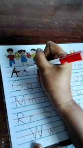 A4 Laminated Alphabet Tracing Chart for Kids. #educationalmaterials