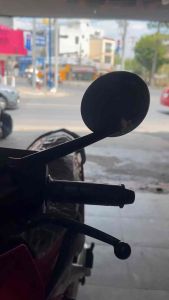 Gương chiếu hậu TRÒN RIZOMA- HÀNG LOẠI 1- THÂN FULL NHÔM gắn cho xe máy