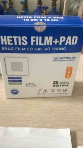 Miếng dán hút dịch vô trùng sau mổ chống thấm nước Hetis Film Pad