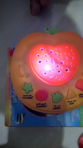 Mainan Edukasi Anak Apple Learning Qur'an Ada Lampu 6 dan 7 Tombol