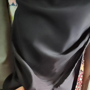 Midnight Blue Acetate fabric sold per yard