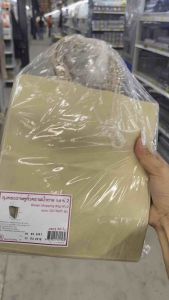 ถุงคราฟ กระดาษ มีหูหิ้ว เบอร์2 20ใบ ขนาด22*23*25ซม.