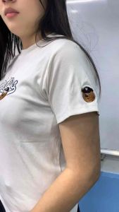 Áo Thun Thêu Gấu ATHLETICS A02 | Vải Mềm Màu Tươi | Free Size 35-60kg