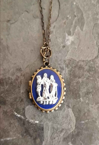 Agatha Harkness Cameo Lady Photo Locket Cosplay Pendant Jewelry Necklace