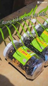Rong biển sấy tỏi/ cháy tỏi ngon giòn - hủ 70gr
