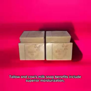 tallow milk soap (70% cows milk  30%tallow)