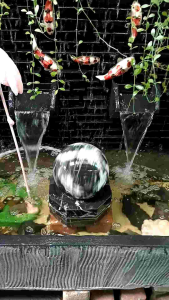 หินหมุน 8cm. มีปั้มน้ำแถม1ตัวหินหมุนหินอ่อนแท้100%