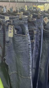 กางเกงยีนส์มือสองยีนส์ยืดทรงกระบอกทรงบอย ทรงเดบ ผ้านิ่มสบายตัวละ 69 บาท