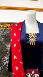 Set Kebaya Beludru Kutubaru Free Selendang