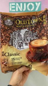 [NEW PACKAGING ] OLDTOWN WHITE COFFEE 3IN1 CLASSIC  15 sachets per pack  FROM MALAYSIA