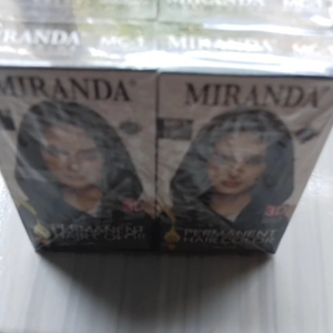 MIRANDA Natural Black 2.0: Pewarna Rambut Hitam Permanen dengan Efek Warna 3D