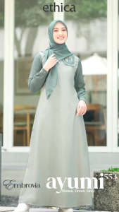 GAMIS DAILY AYUMI 553 GREY GREEN DAN BROWN BY ETHICA NEWW 2025 ORIGlNAL