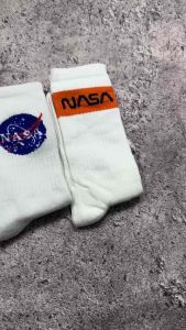 Kaos Kaki Motif Nasa Oldschool Skate Panjang Premium - Hosela Project