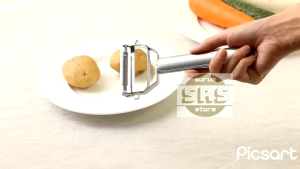 Peleer Pisau Pengupas Buah Pisau Pengupas Wortel Kentang Pisau Pengupas Stainless Steel