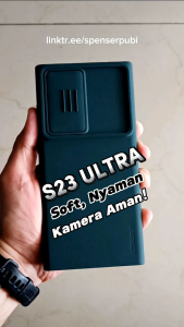 Nillkin Case Samsung Galaxy S23 Ultra CamShield Silky Silicone Camera Cover Slide Casing ORIGINAL