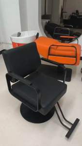 (Ready Stock Fast Shipping!!!) O&E Brand New Stock New Style Hair Salon Chair Cutting Chair Professional Beauty Salon Chair Gunting