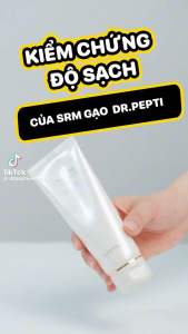 [Nội địa Hàn] Sữa Rửa Mặt Dr.pepti Sạch sâu dưỡng trắng da 110ml