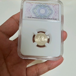 1939 Malaya King George VI 10 Cents Silver Coin UNC With Slab Holder Coin Collection Collectible