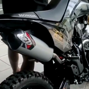 Knalpot GP 7 Tekken Black Edition KLX150 CRF150L WR155 DTracker Viar Cross X 150