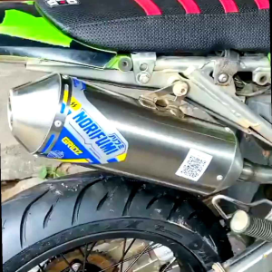 Knalpot Norifumi Gridz Semi Bending KLX150 KLX140 CRF150L WR155 DTracker Viar Cross X 150