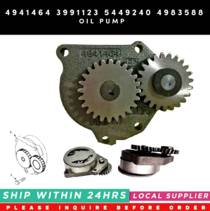 4941464 3991123 4983588 OIL PUMP [MUST INQUIRE 1ST PRE-ORDER ONLY!!! LOCAL SUPPLIER] FOR CUMMINS L8.9L 6LTAA 6CT Komatsu 6D1141