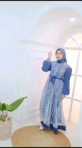 ELMIRA DRESS BY AN-NUR GAMIS BRUKAT CANTIK TERBARU GAMIS KONDANGAN GAMIS PESTA