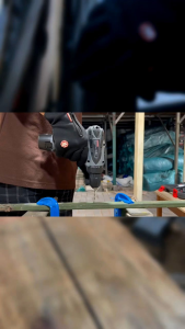 Cordless Drill Mesin Bor Tangan Cas Baterai LED Fullset Multifungsi