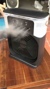 Quạt điều hoà mini quạt hơi nước để bàn 3 chế độ gió dung tích bình chứa nước 600ml tích hợp đèn led