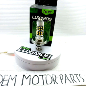 LAMPU DEPAN LUMINOS LUXIMOS LED NINE H4 LS3 2 IN 1 PUTIH KUNING JAUH DEKAT