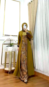 GAMIS TERBARU KEKINIAN CERUTY KOMBINASI CERUTY MOTIP