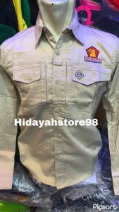 KEMEJA TACTIKAL GERINDRA TERBARU SERAGAM TACTIKAL GERINDRA KEMEJA GERINDRA BAJU GERINDRA TACTIKAL