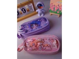 กระเป๋าดินสอน่ารัก ลายการ์ตูน 3 ชั้น เครื่องเขียน อุปกรณ์การเรียน กล่องดินสอ พร้อมส่ง
