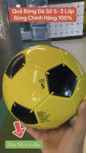 Quả Bóng Đá Đúc Cao su ( Cao cấp)  Geru số 5 + Bóng công ty chính hãng 100% ⚽️ Tặng kèm kim bơm  Túi lưới đựng bóng .