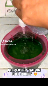 Dispenser Sabun Cuci Piring Terbaru Gratis Spon ukuran sabun 650ml