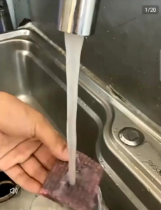 OHHDEER 10 Sheet Soap Steel Wire Mat Kitchen Cleaning Steel Ball Cotton Soap Metal Scrubbing Cleaning Pad for Utensils