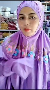 MUKENAH BORDIR MEWAH PUTUSAN BERLENGAN