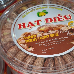 500GR HẠT ĐIỀU VỎ LỤA RANG MUỐI chuẩn hàng loại 1 A Cồ