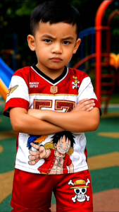 IDC Setelan Kaos Anak Jersey 57 Karakter Anime One Piece Viral Adem Nyaman