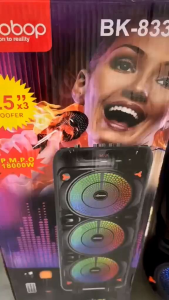18000Watts Bluetooth Speaker Treble Bass Karaoke Free Wireless Mic