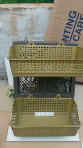 RAK DINDING SERBAGUNA/RAK SABUN KAMAR MANDI/TEMPAT MENYIMPAN ALAT KEBERSIHAN