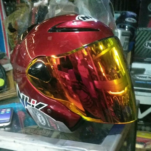 Kaca Helm NHK R6 SNI Kualitas Export Anti Pecah  Anti Gores dan Tidak Berbayang