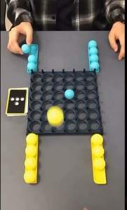 Bola melantun Bounce Ball Game Family Party Games Jumping Connect Ball Board Table Game Toys jumping ball bounce off game